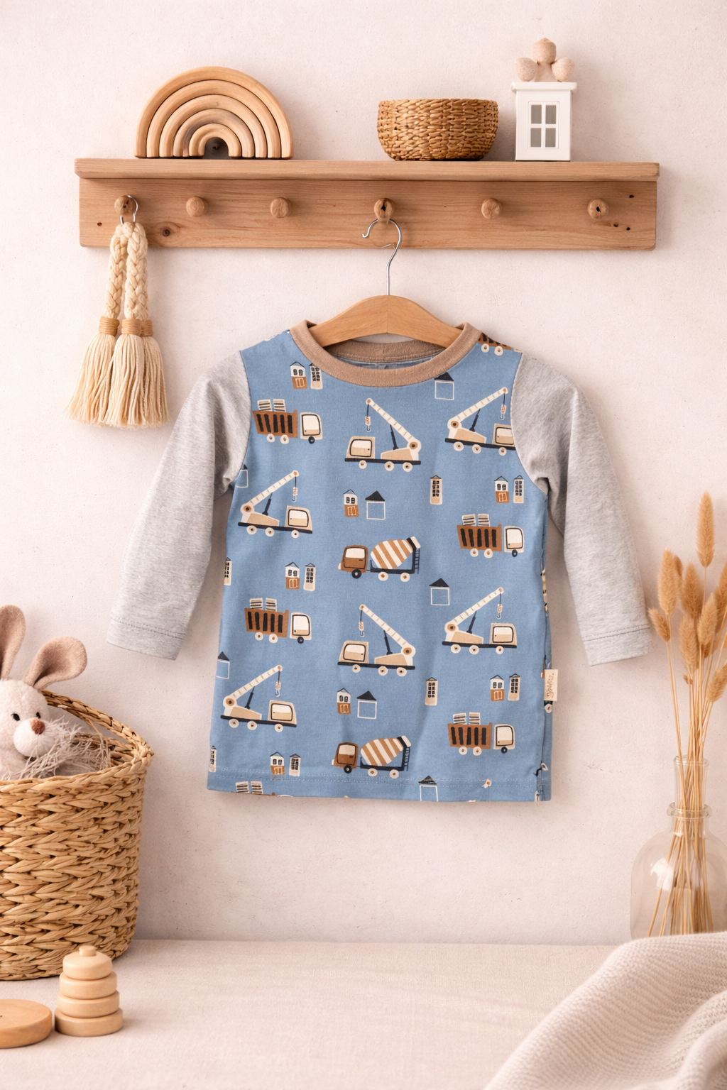 Langarmshirt Baustelle