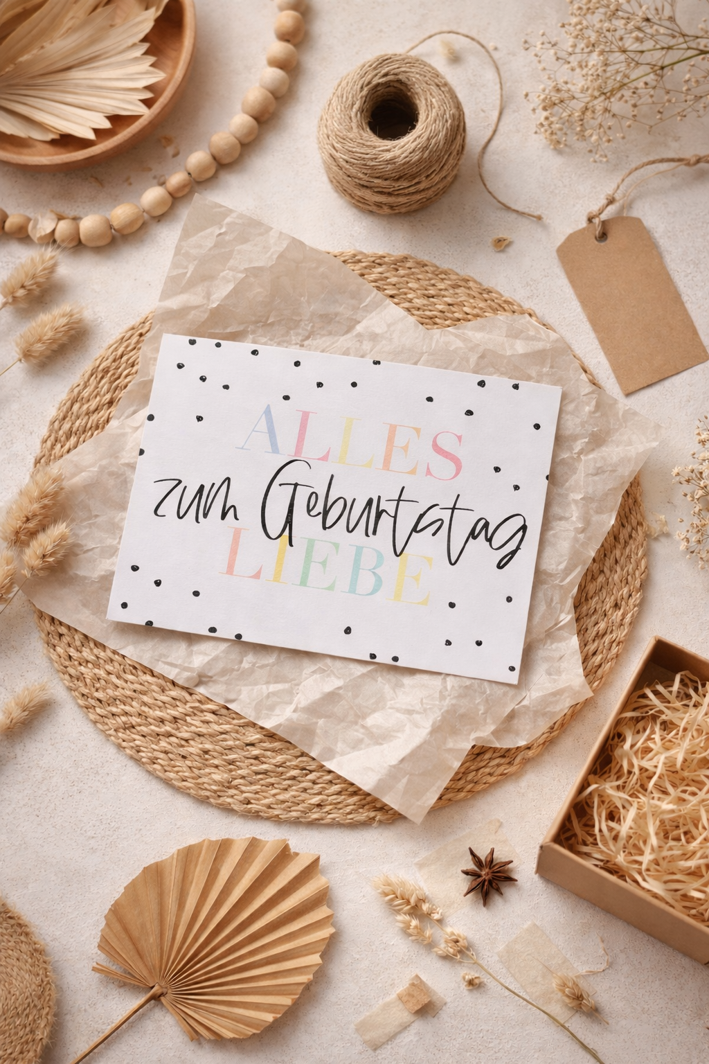 Alles Liebe zum Geburtstag Karte